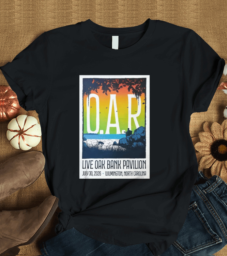 O.A.R. Live Oak Bank Pavilion July 30 2026 Wilmington North Carolina T-Shirt
