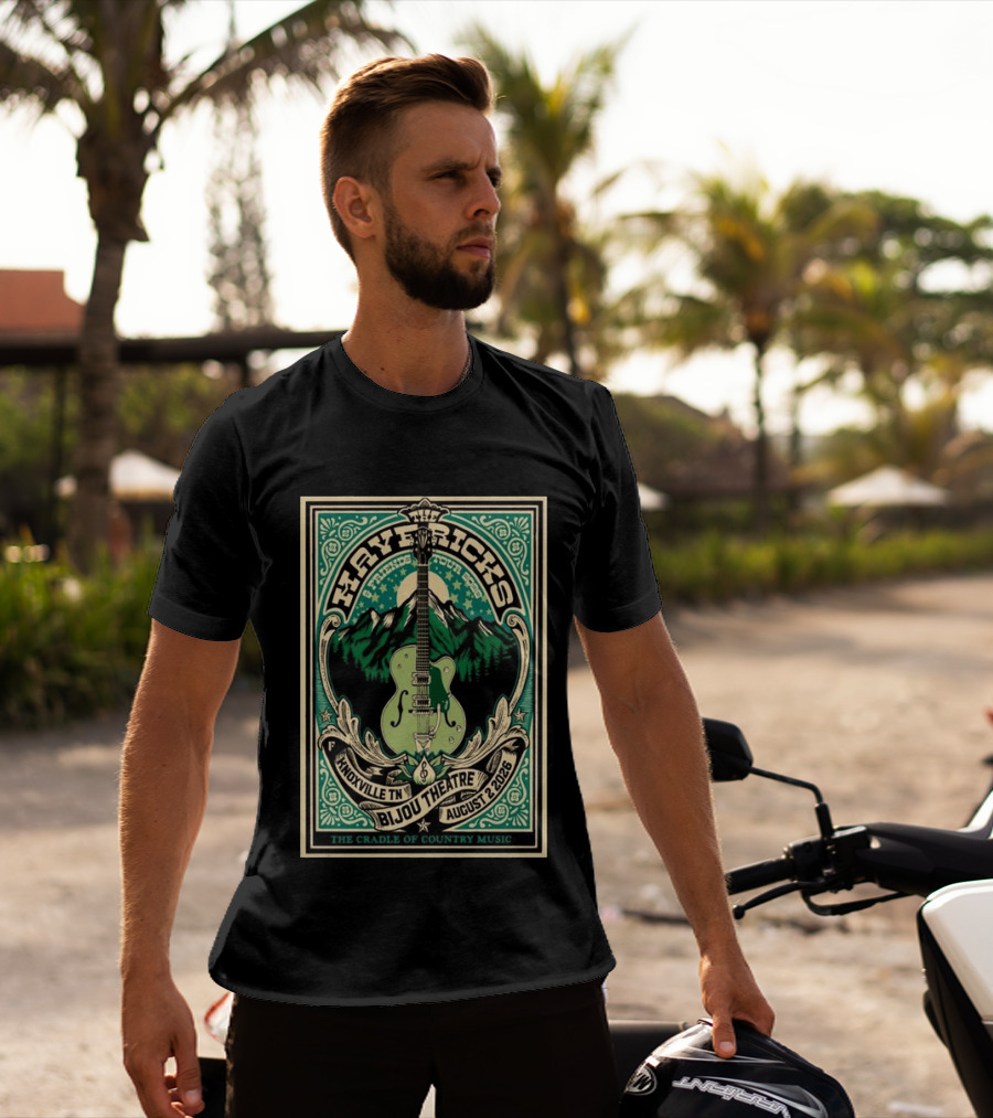 The Mavericks Brand New Day Tour 2026 Knoxville TN Bijou Theatre August 2 Cradle Of Country Music T-Shirt