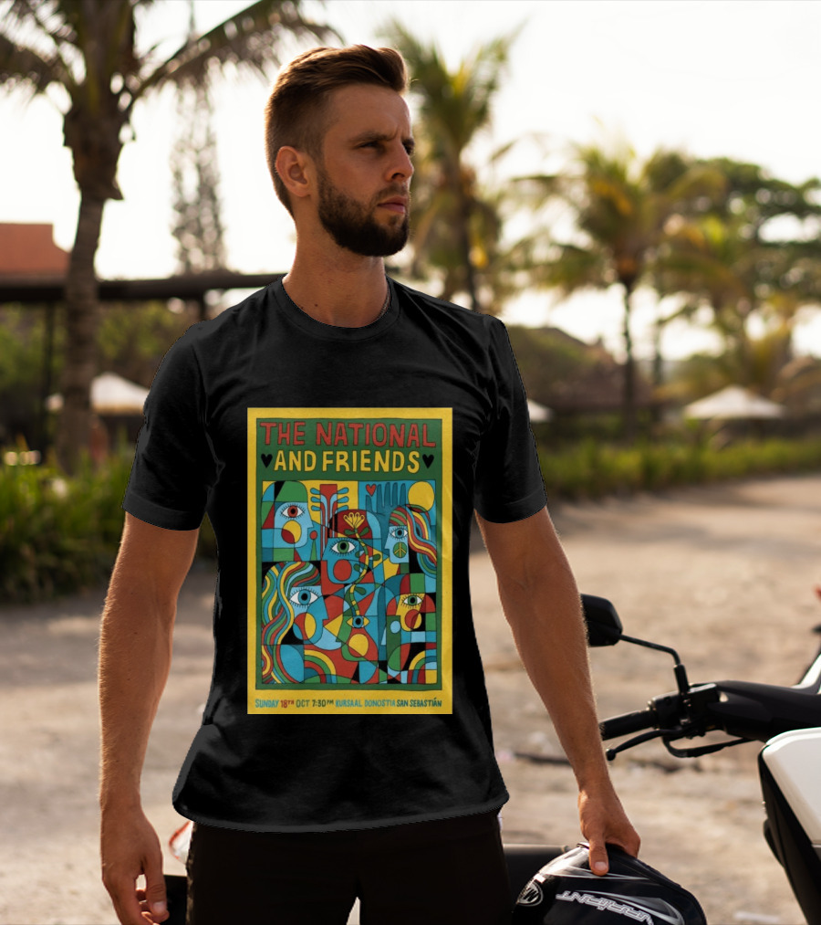 The National And Friends San Sebastián Concert October 18 Kursaal Donostia T-Shirt