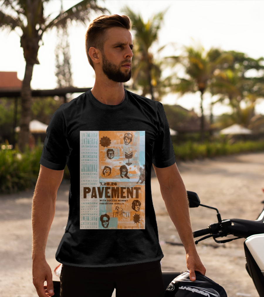 Pavement With Soccer Mommy Ryman Auditorium Nashville July 28 2026 T-Shirt