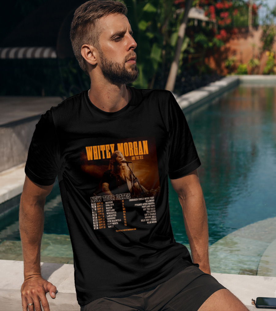 Whitey Morgan And The 78's New Tour Dates 2026 Concert Schedule T-Shirt