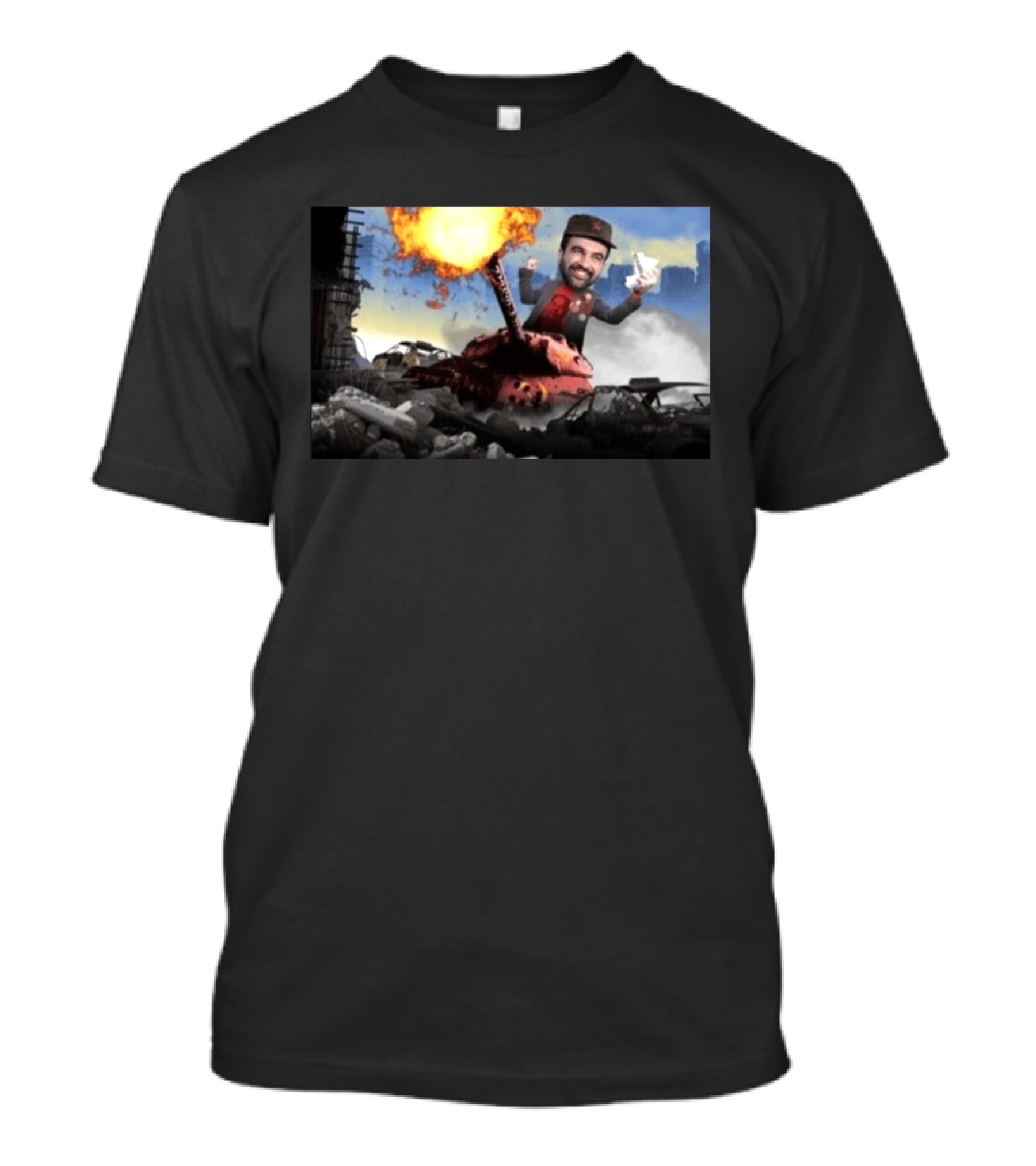 Zohran Mamdani Pied à Terre Tax NYC Explosion Image T-Shirt