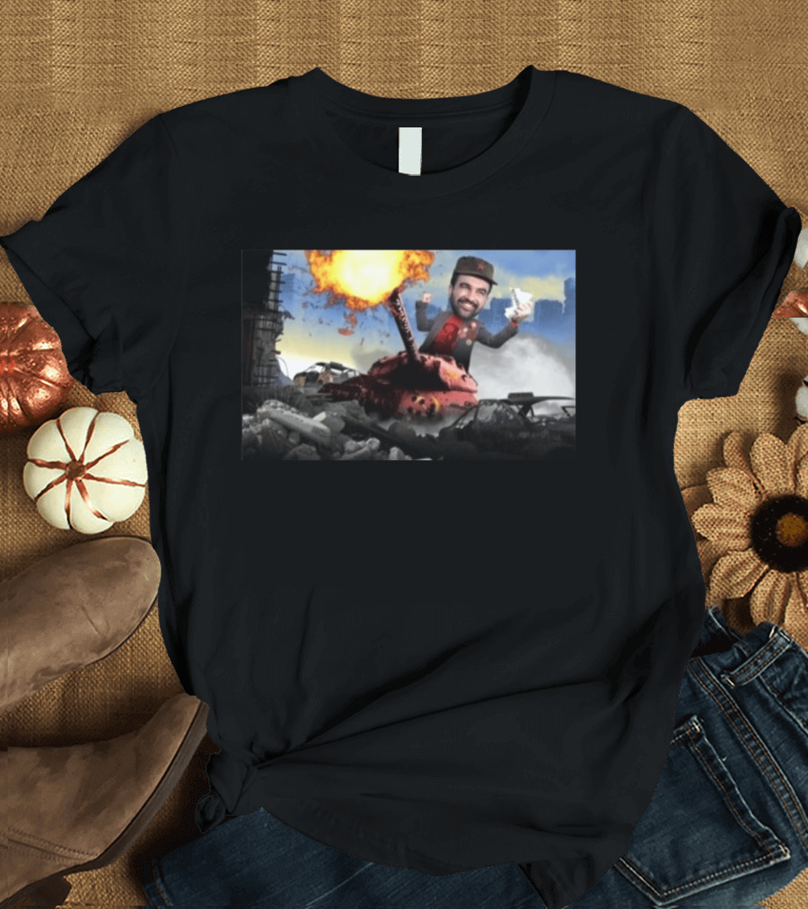 Zohran Mamdani Pied à Terre Tax NYC Explosion Image T-Shirt