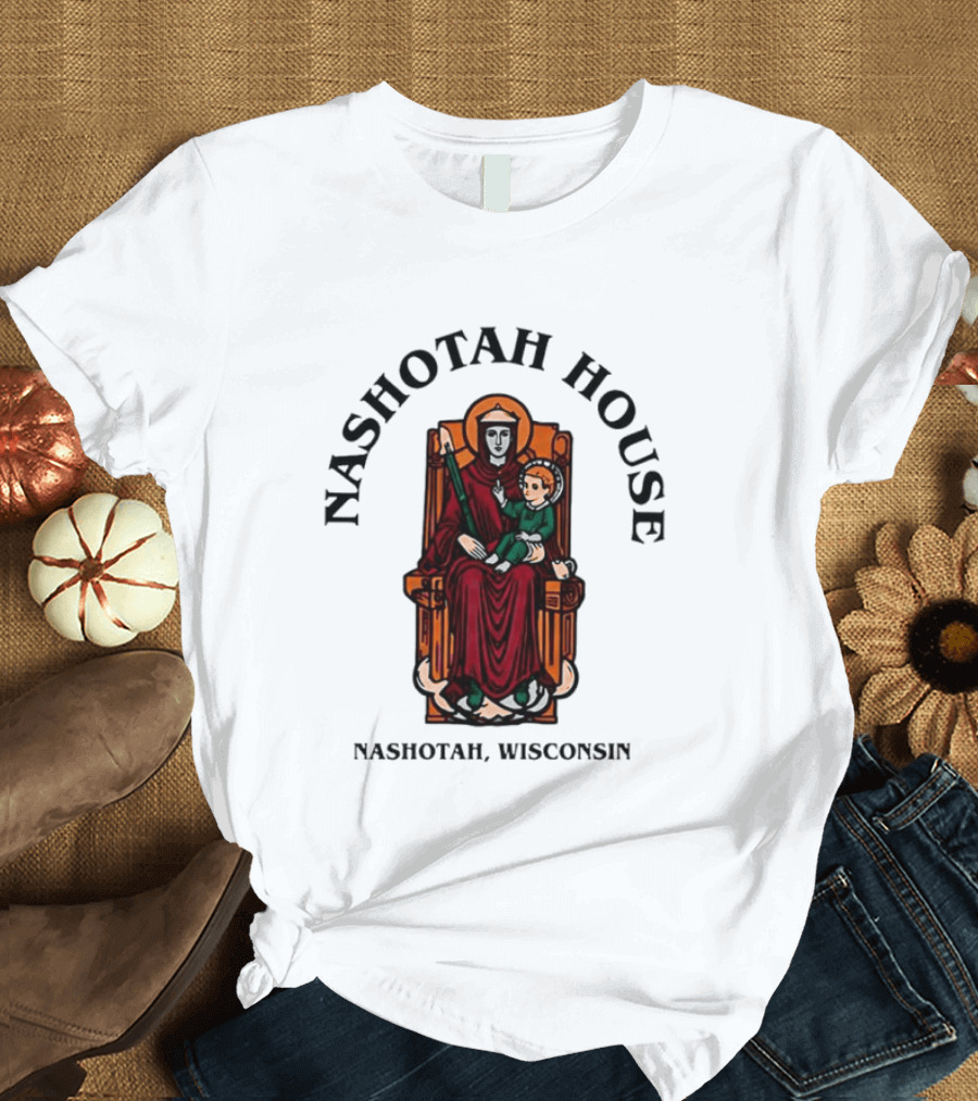 Nashotah House Virgin Mary And Child Jesus Icon Nashotah Wisconsin T-Shirt