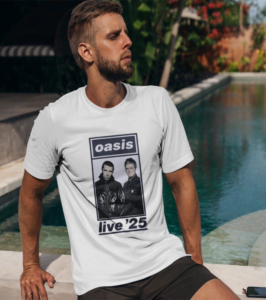 Oasis Live 2025 Liam Gallagher Band Tour T-Shirt