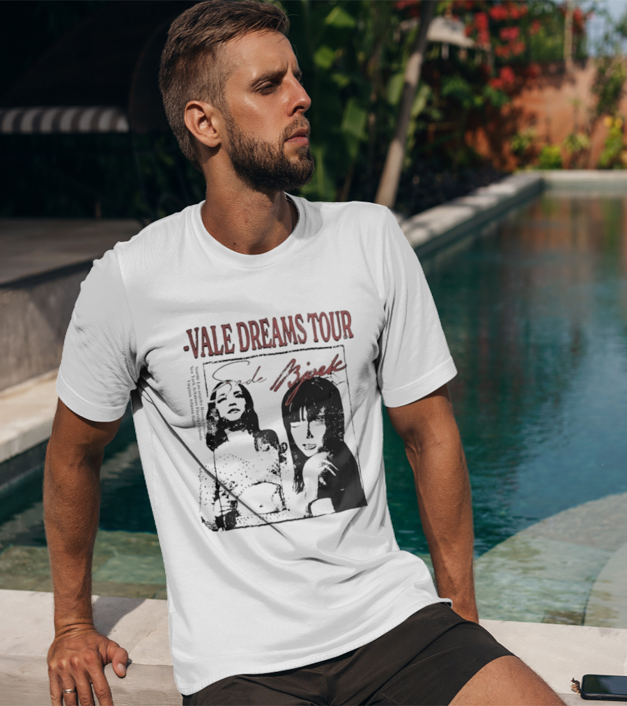 Vale Dreams Tour Sade Bjork 90s T-Shirt