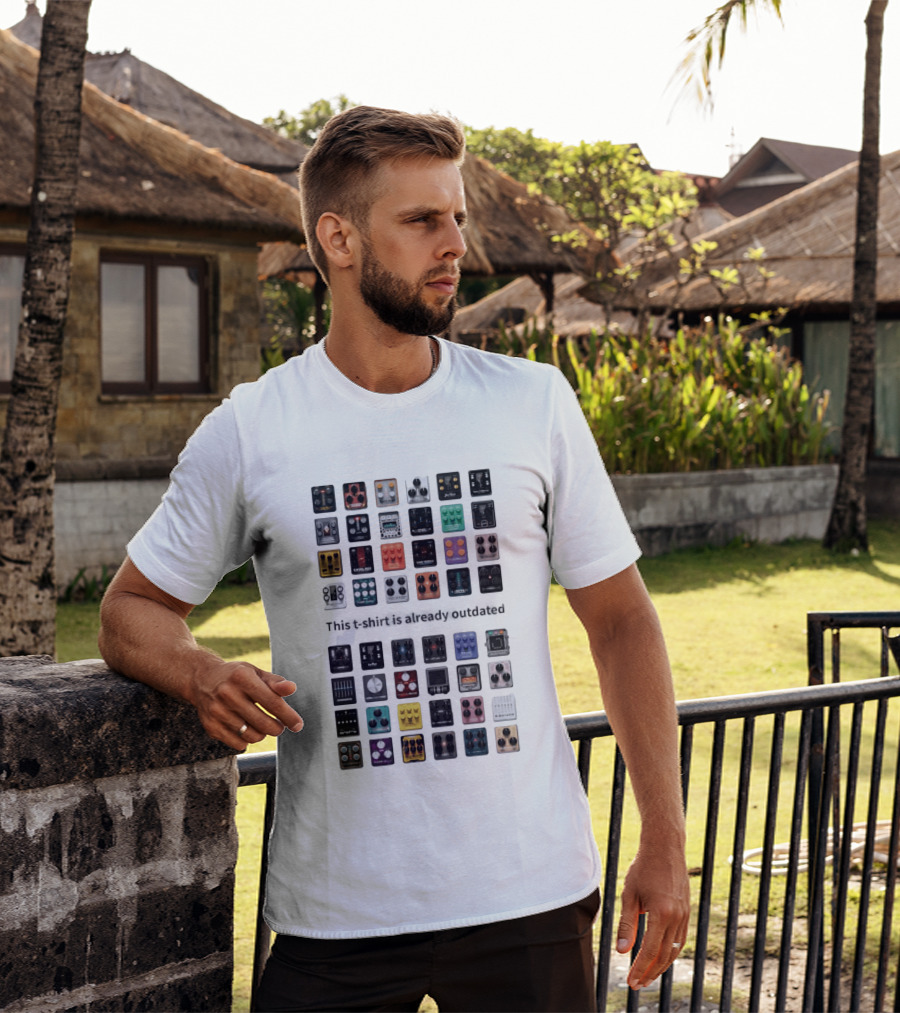 This Is Already Outdated Guitar Pedal Collection Effects T-Shirt