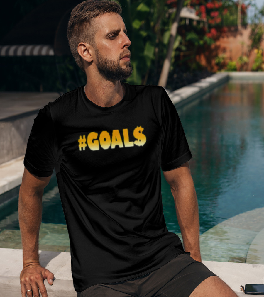 2024 New Year Money Goals Hashtag Wealth Ambitions Motivation T-Shirt