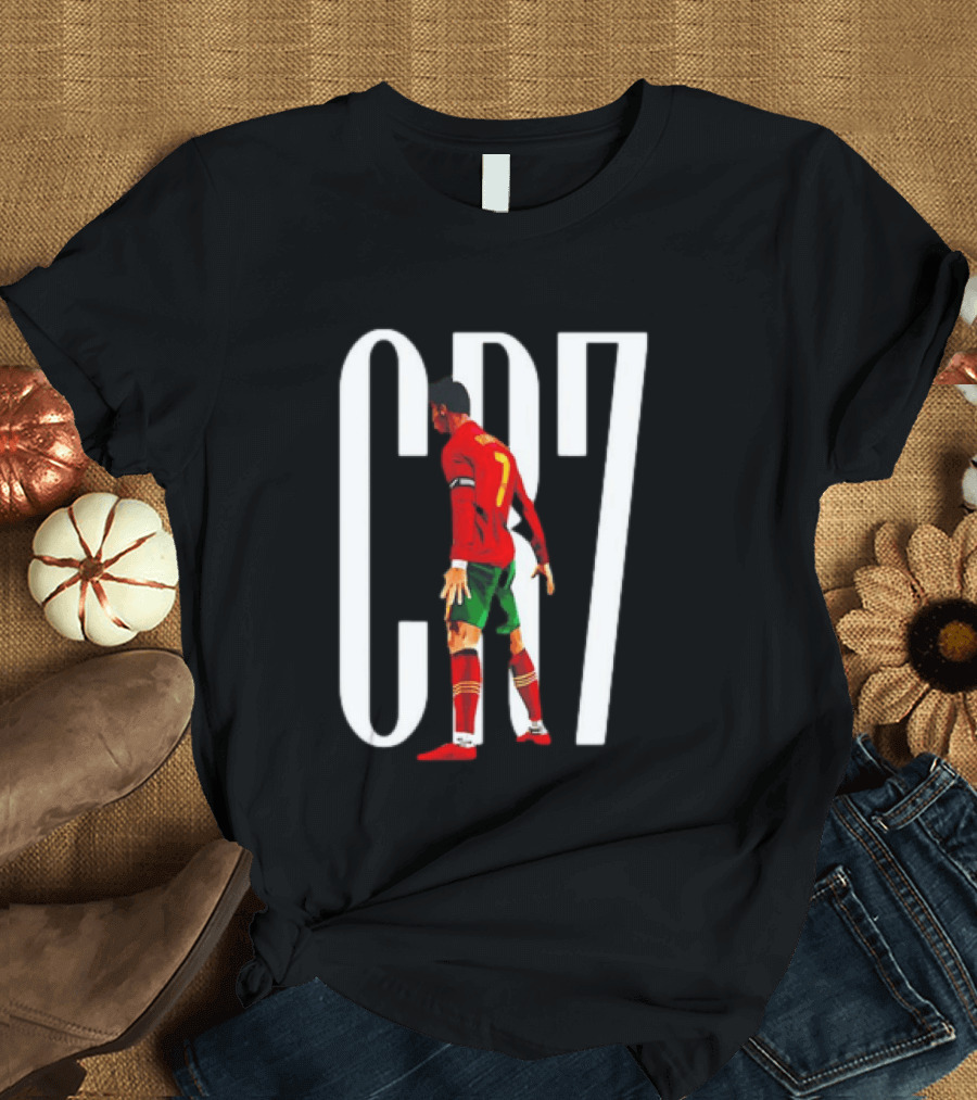 CR7 Cristiano Ronaldo Portugal National Team Iconic Number 7 Soccer Legend T-Shirt