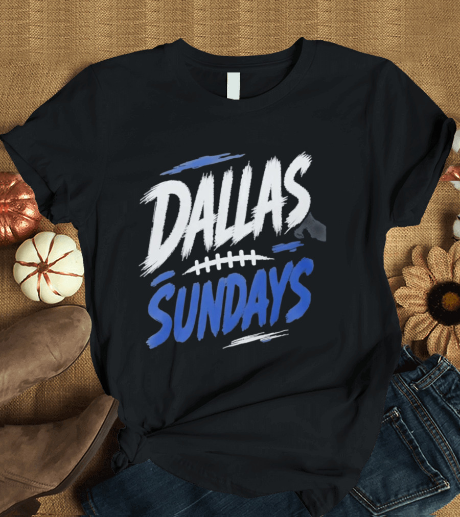 Dallas Sundays Football Brushstroke T-Shirt