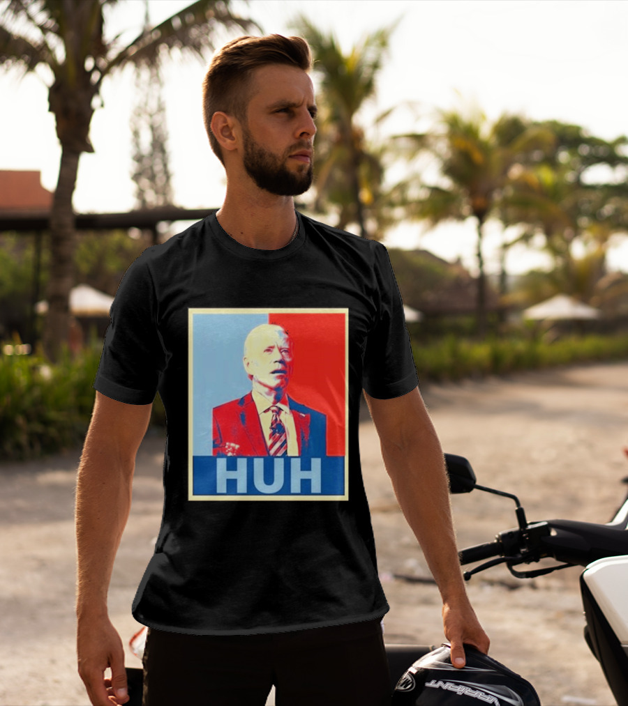 Huh Joe Biden Red Blue T-Shirt