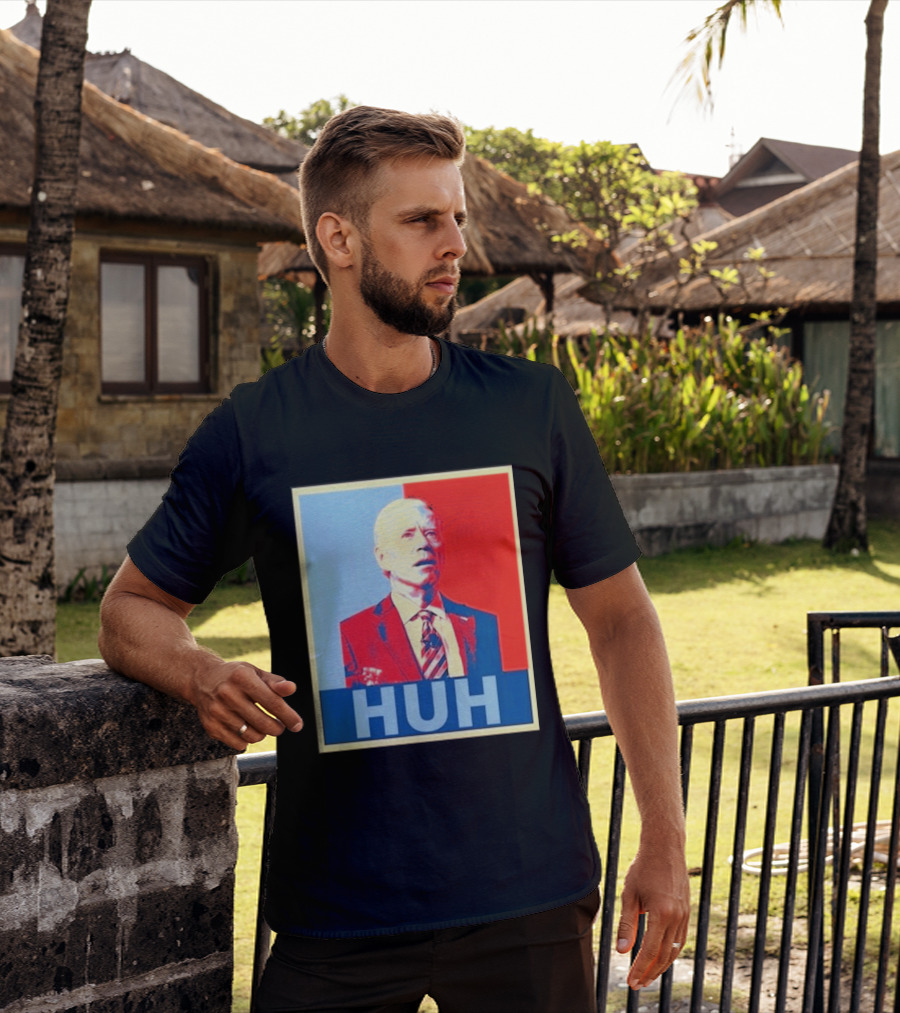 Huh Joe Biden Red Blue T-Shirt