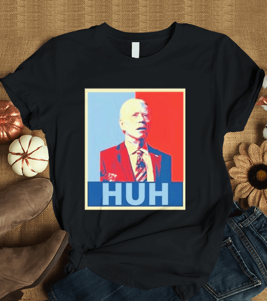 Huh Joe Biden Red Blue T-Shirt