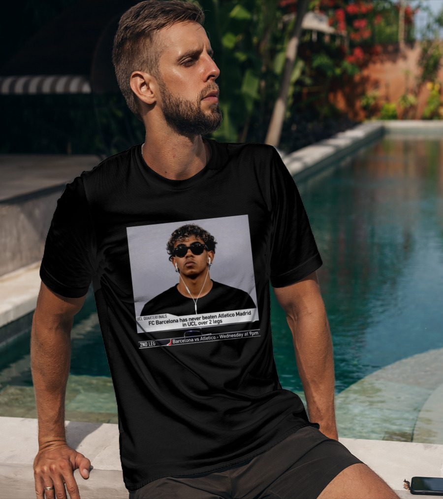 Barcelona Vs Atletico Madrid UCL Quarterfinals History Never Beaten Over 2 Legs T-Shirt