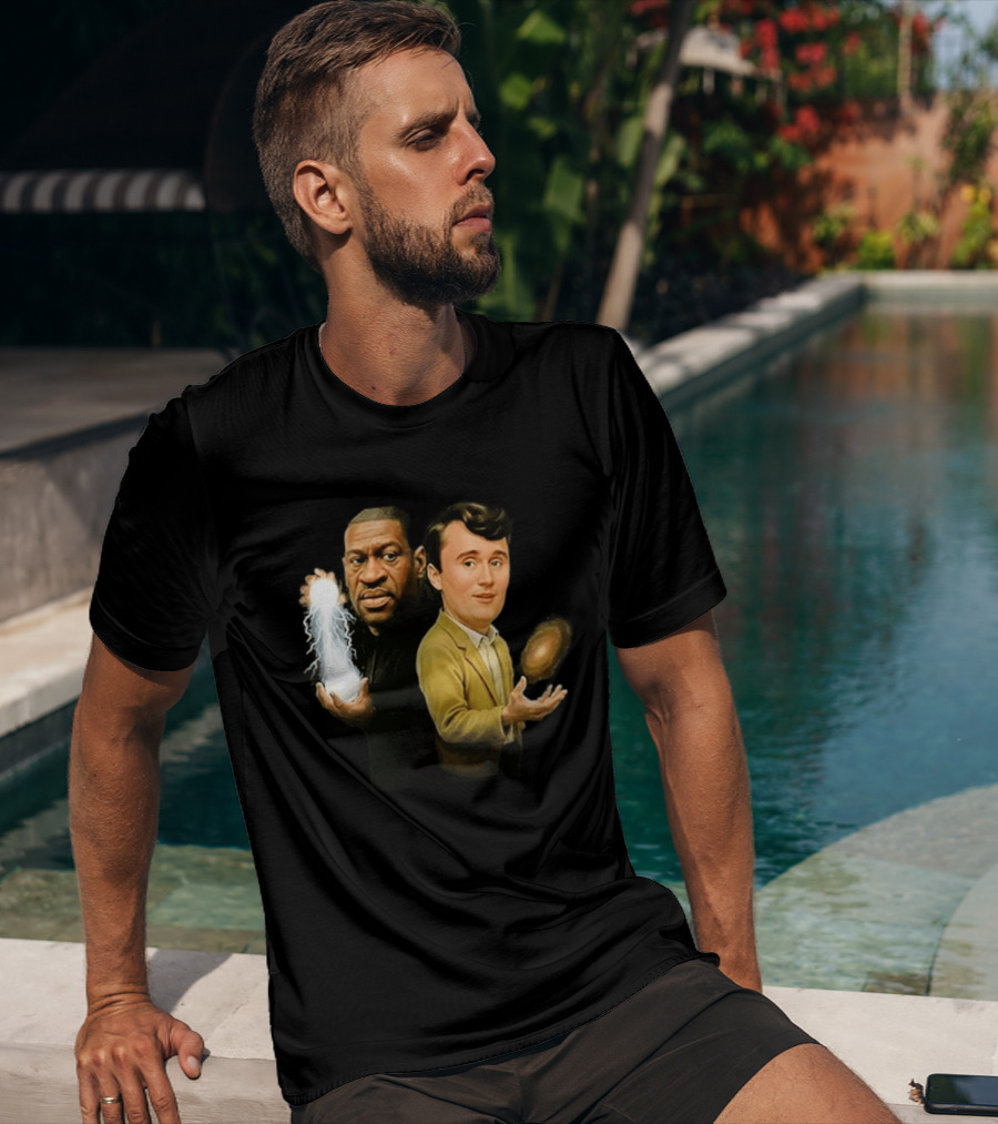 George Floyd And Charlie Kirk Wizard T-Shirt
