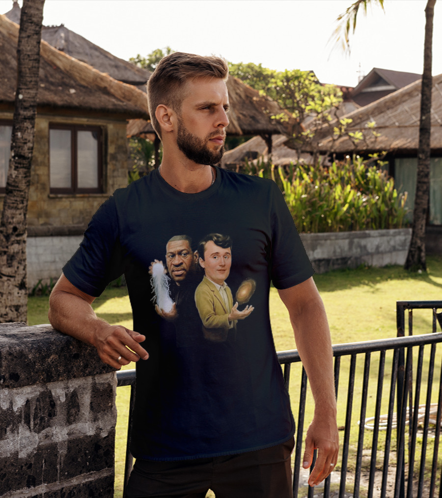 George Floyd And Charlie Kirk Wizard T-Shirt