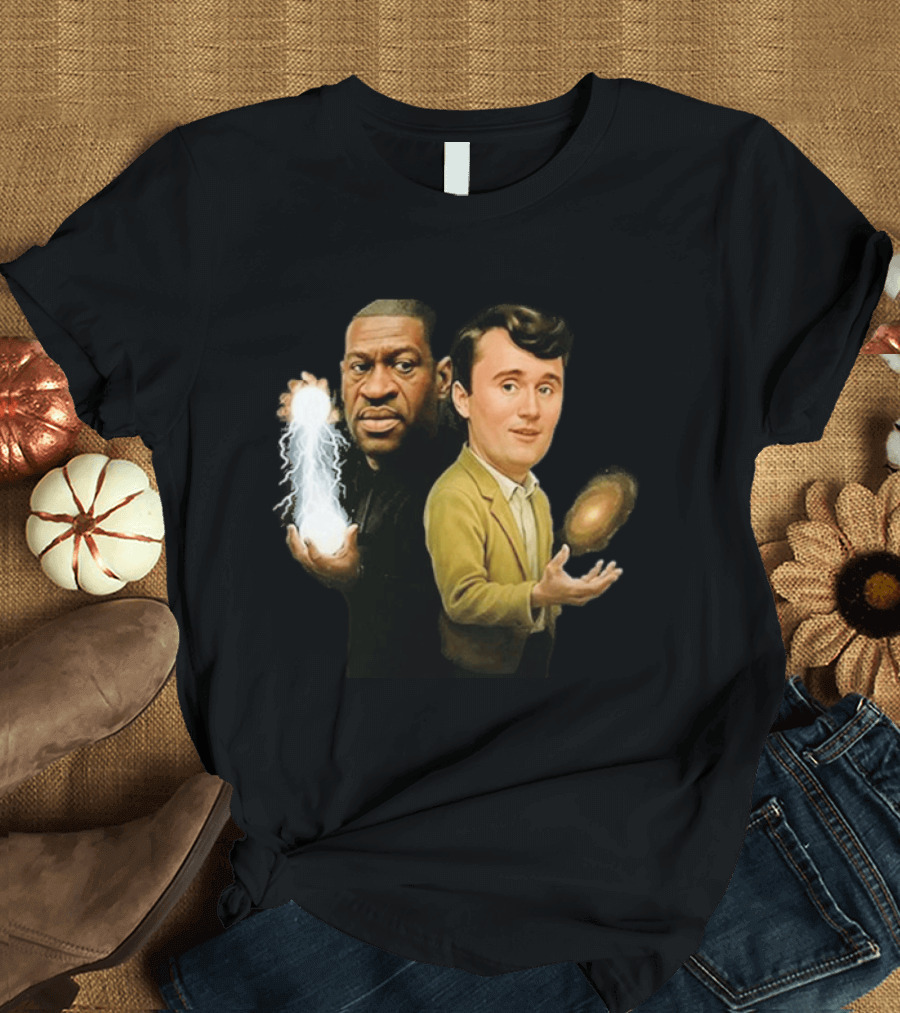 George Floyd And Charlie Kirk Wizard T-Shirt