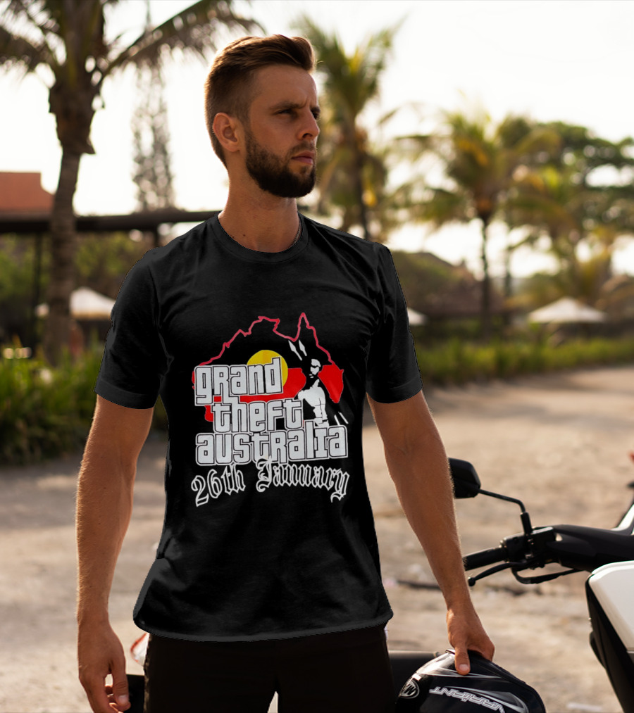 Grand Theft Australia 26th January Map Australian T-Shirt