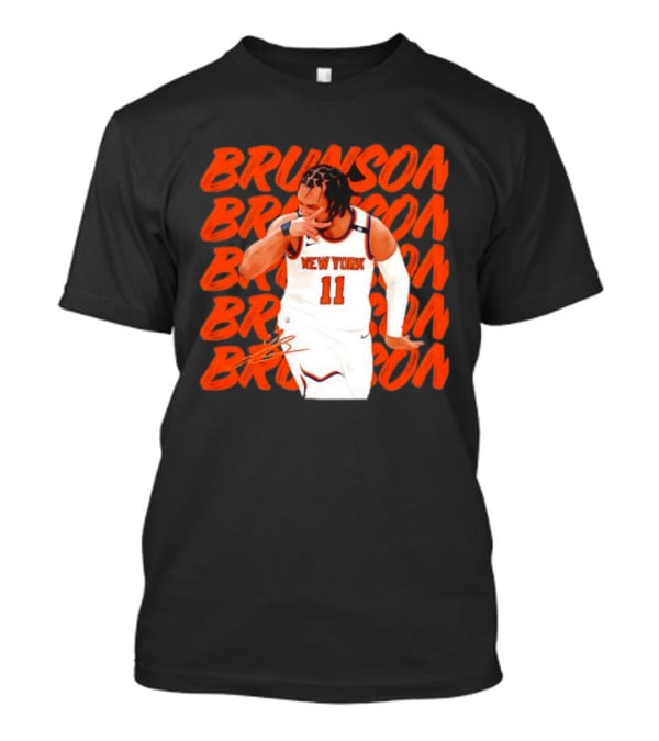 Brunson 11 New York Knicks Basketball Player T-Shirt