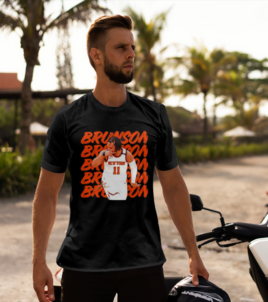 Brunson 11 New York Knicks Basketball Player T-Shirt