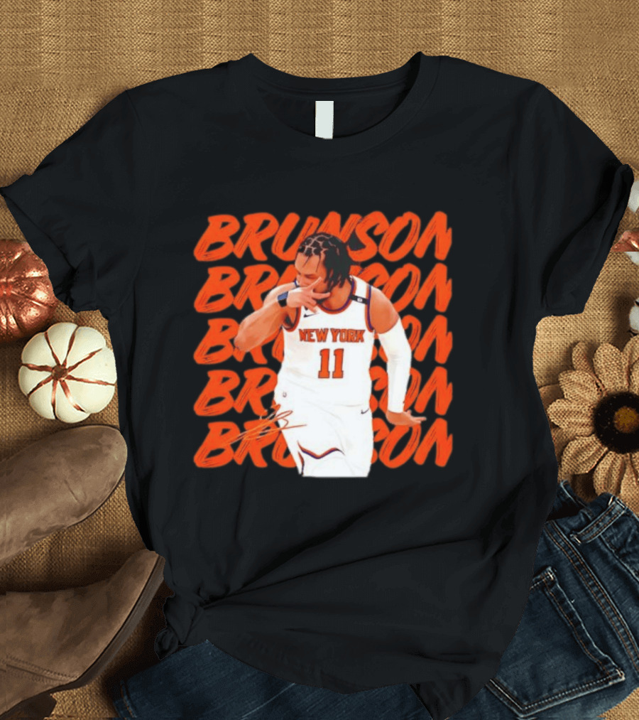Brunson 11 New York Knicks Basketball Player T-Shirt