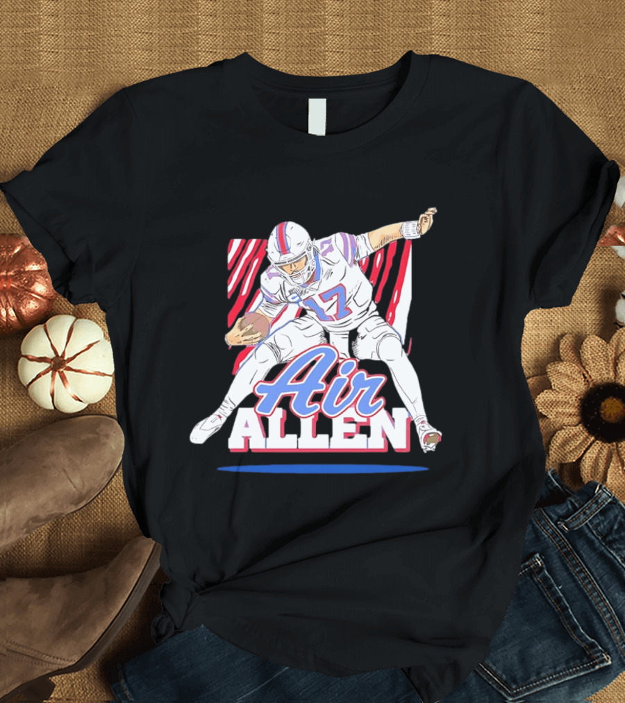 Buffalo Bills Air Allen Football Player Pose T-Shirt