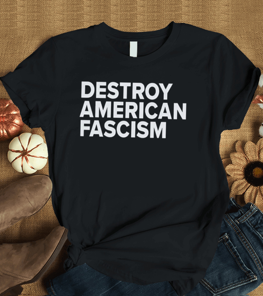 Tom Morello Destroy American Fascism T-Shirt