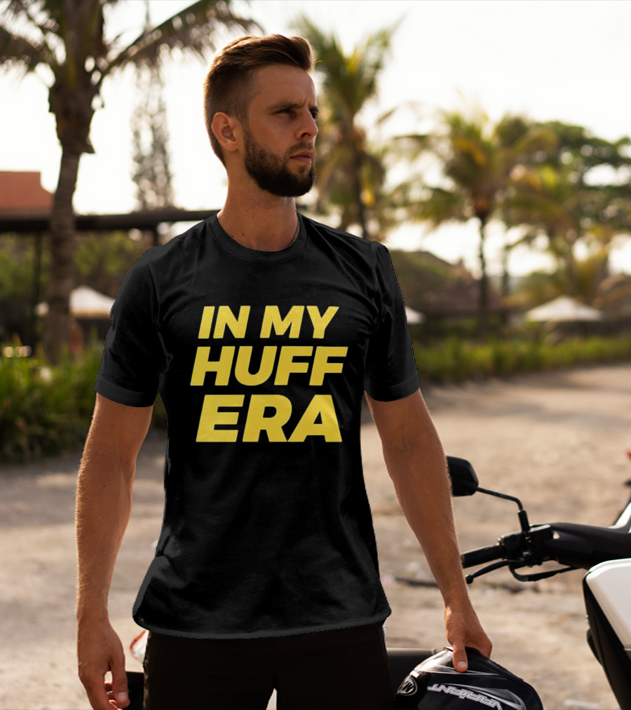 In My Huff Era Trendy Bold Yellow Text Fashion T-Shirt