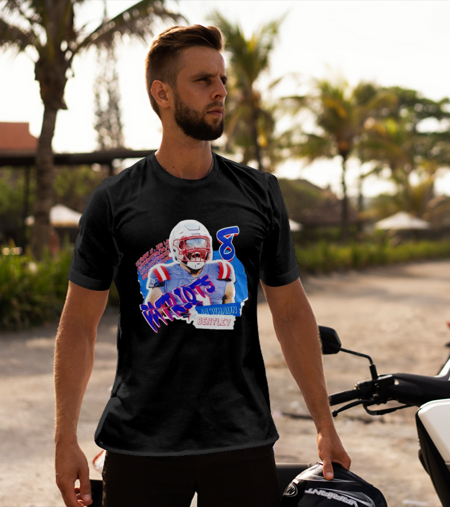Patriots Ja'whaun Bentley New England 8 Football Superstars T-Shirt