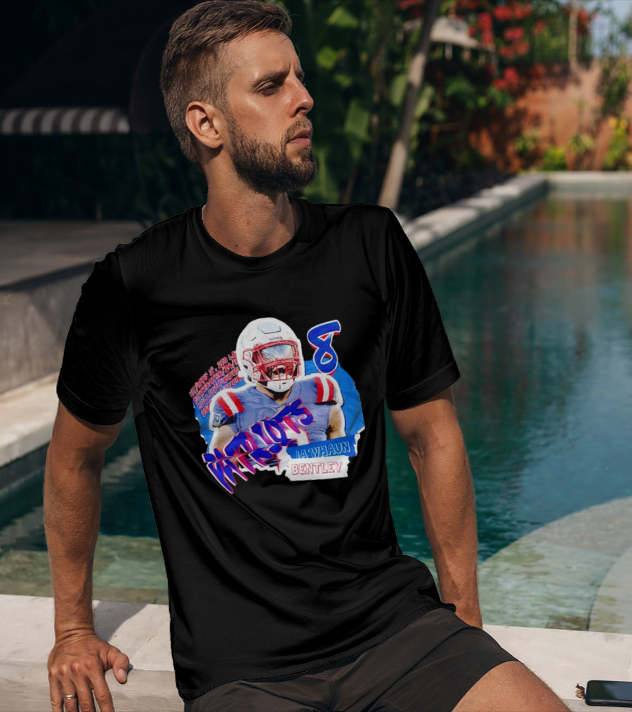 Patriots Ja'whaun Bentley New England 8 Football Superstars T-Shirt