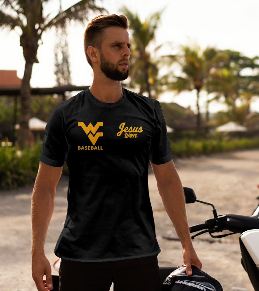 WV Baseball Jesus Won T-Shirt