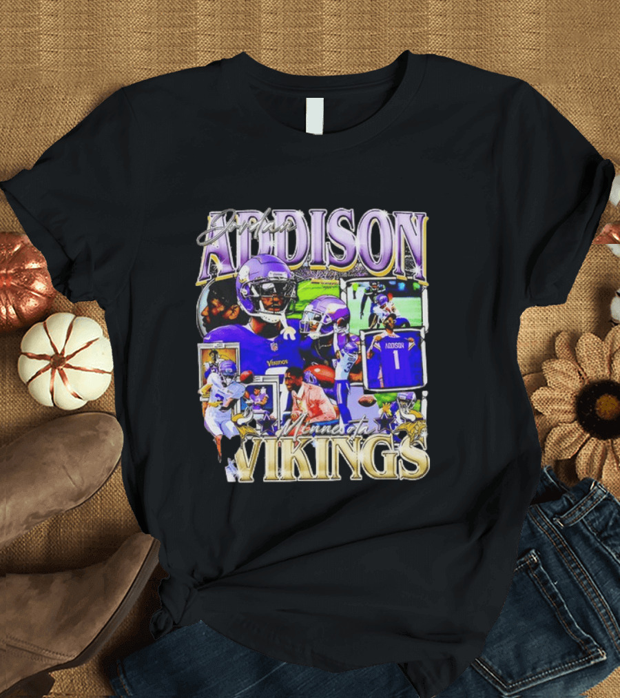 Jordan Addison Minnesota Vikings Stars And Highlights T-Shirt