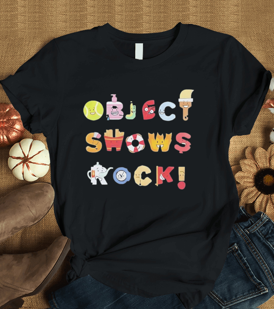 Object Shows Rock Tennis Paintbrush Emoji Toothpaste Balloon T-Shirt