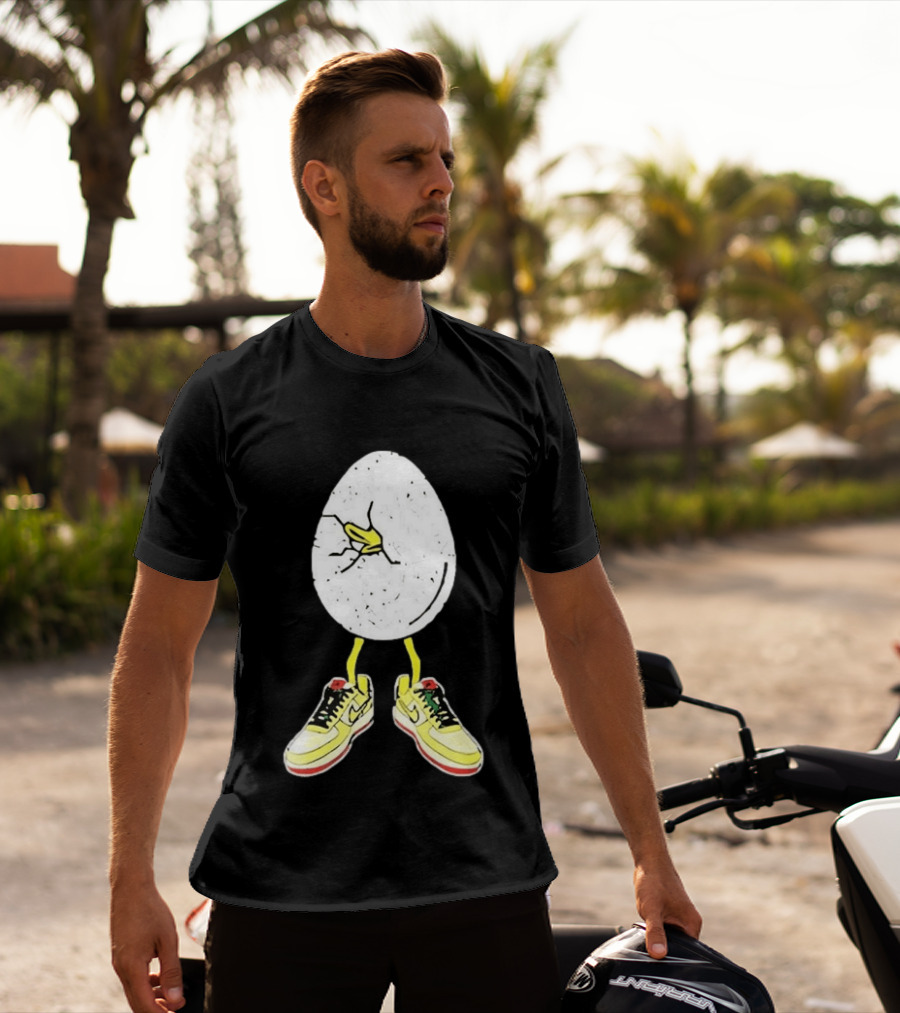 Oregon Football Fit For Flight Go Ducks Egg Cracked Sneakers Retro Nike T-Shirt
