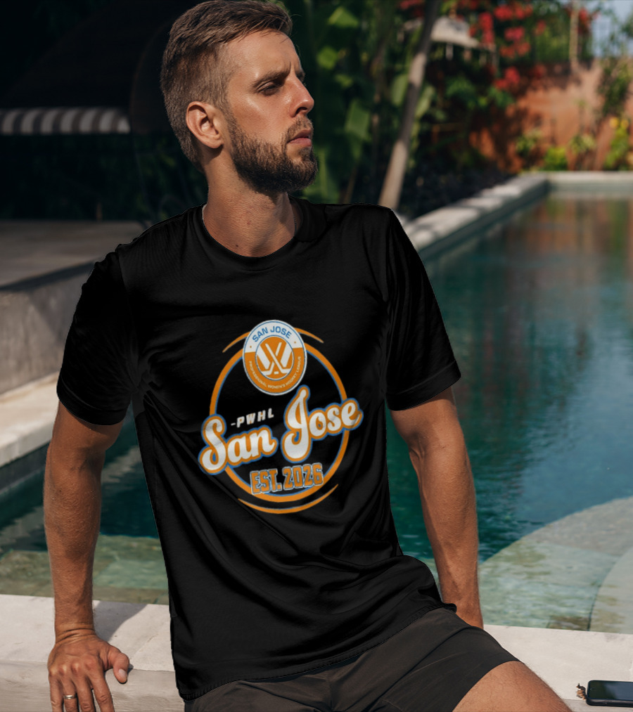 PWHL San Jose Professional Women's Hockey League Est. 2026 T-Shirt