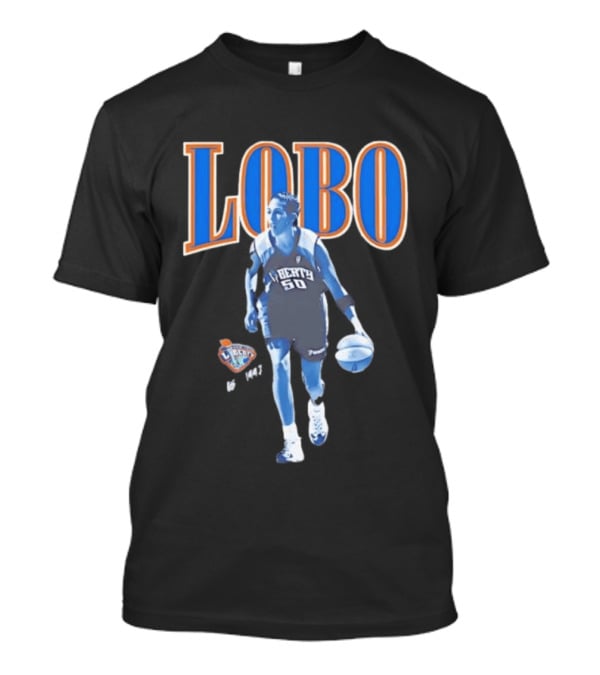 Lobo 50 New York Liberty WNBA Player Basketball T-Shirt