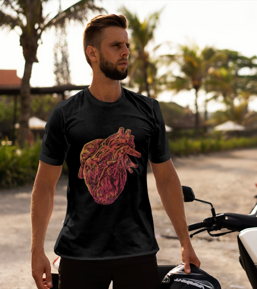 Rise Records The Acacia Strain Gravebloom Black Anatomical Heart T-Shirt
