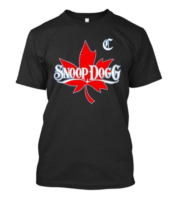 Snoop Dogg 2024 Cali To Canada Tour Schedule Date List Red Maple Leaf T-Shirt
