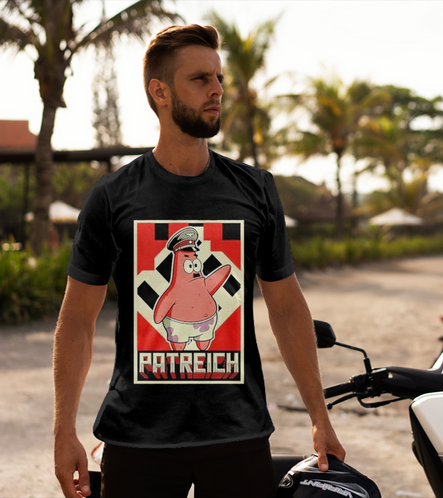 Sponge Patrick Hitler Star T-Shirt