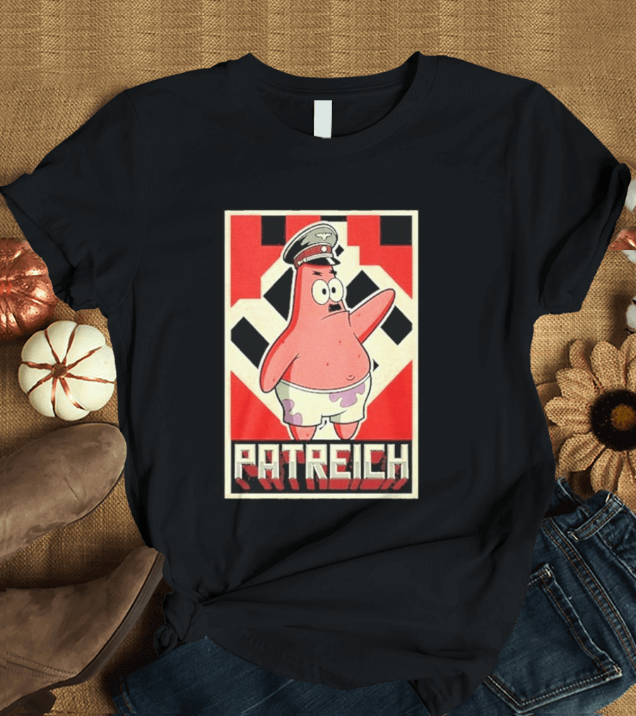 Sponge Patrick Hitler Star T-Shirt