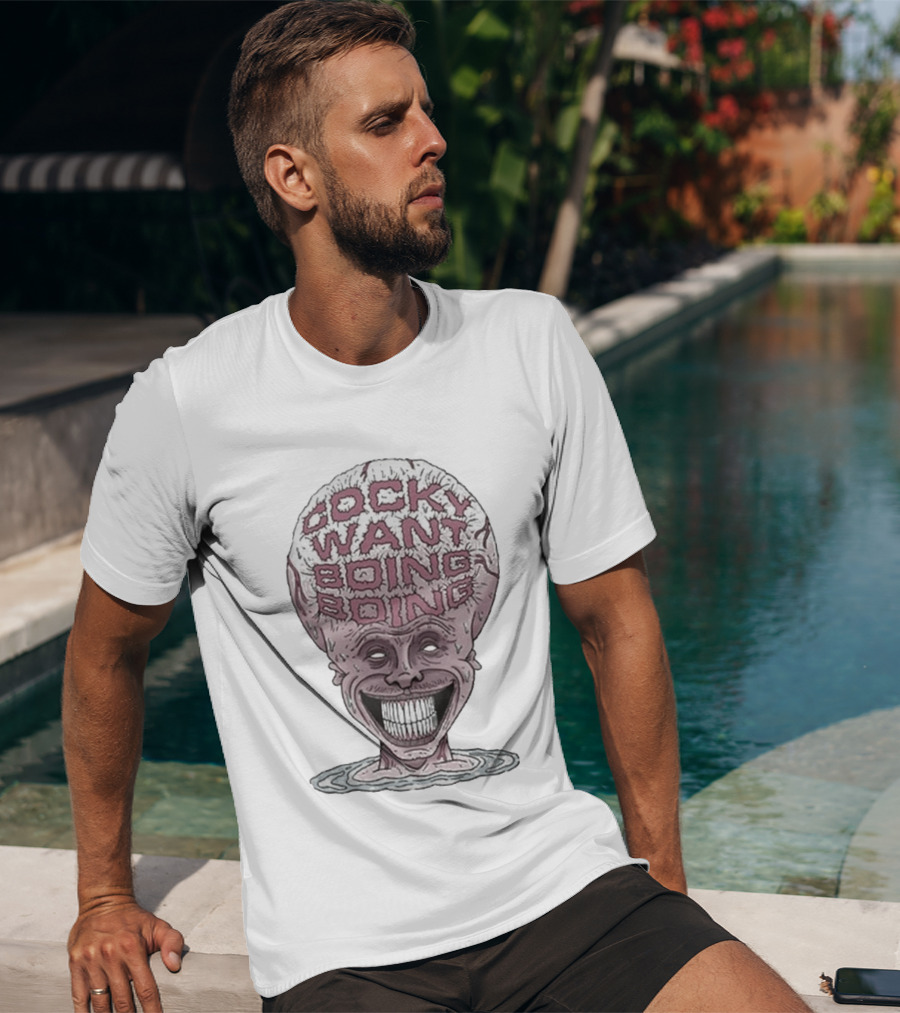 Cocky Want Boing Boing Meme Brain T-Shirt