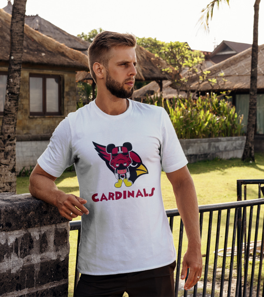 Arizona Cardinals Mickey Mouse Stormtrooper T-Shirt