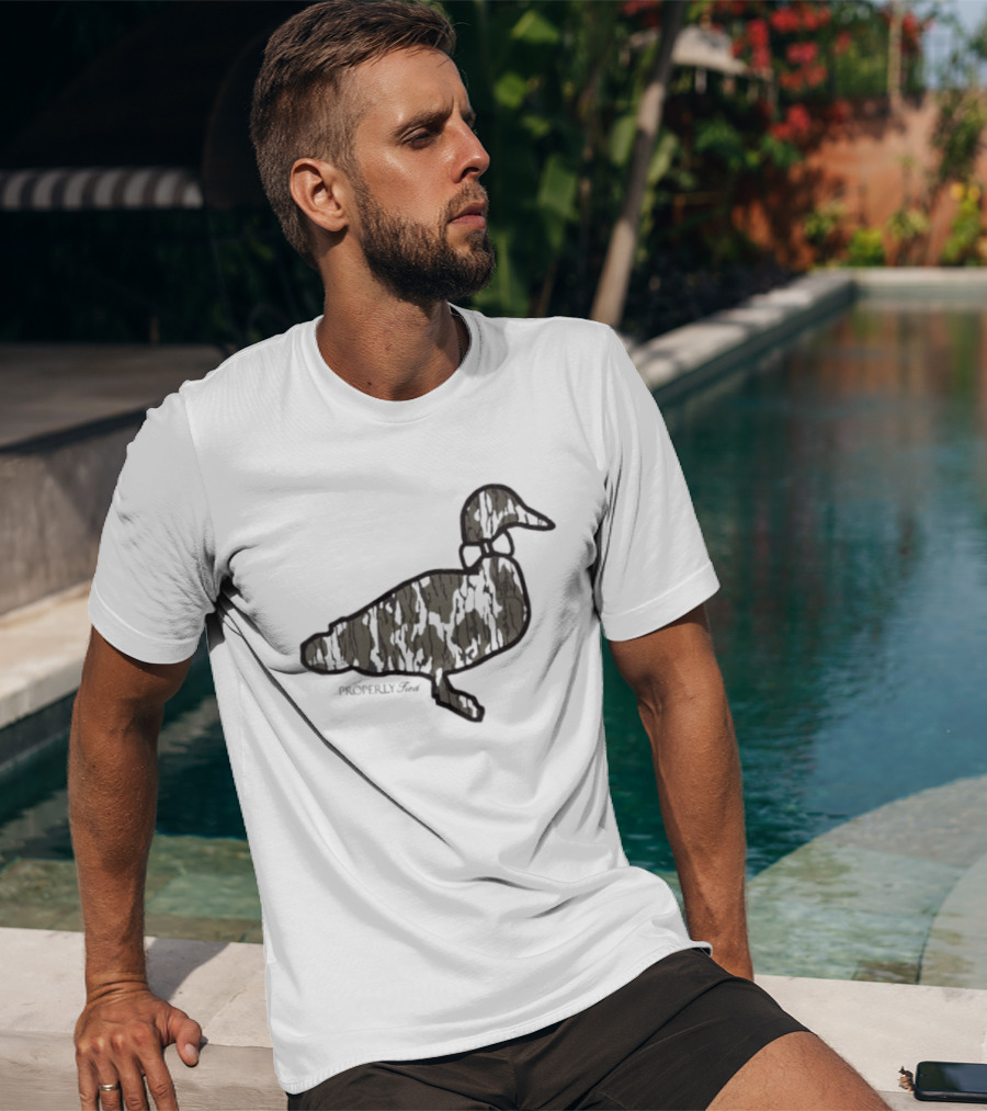 Duck Silhouette Camo Wildlife T-Shirt