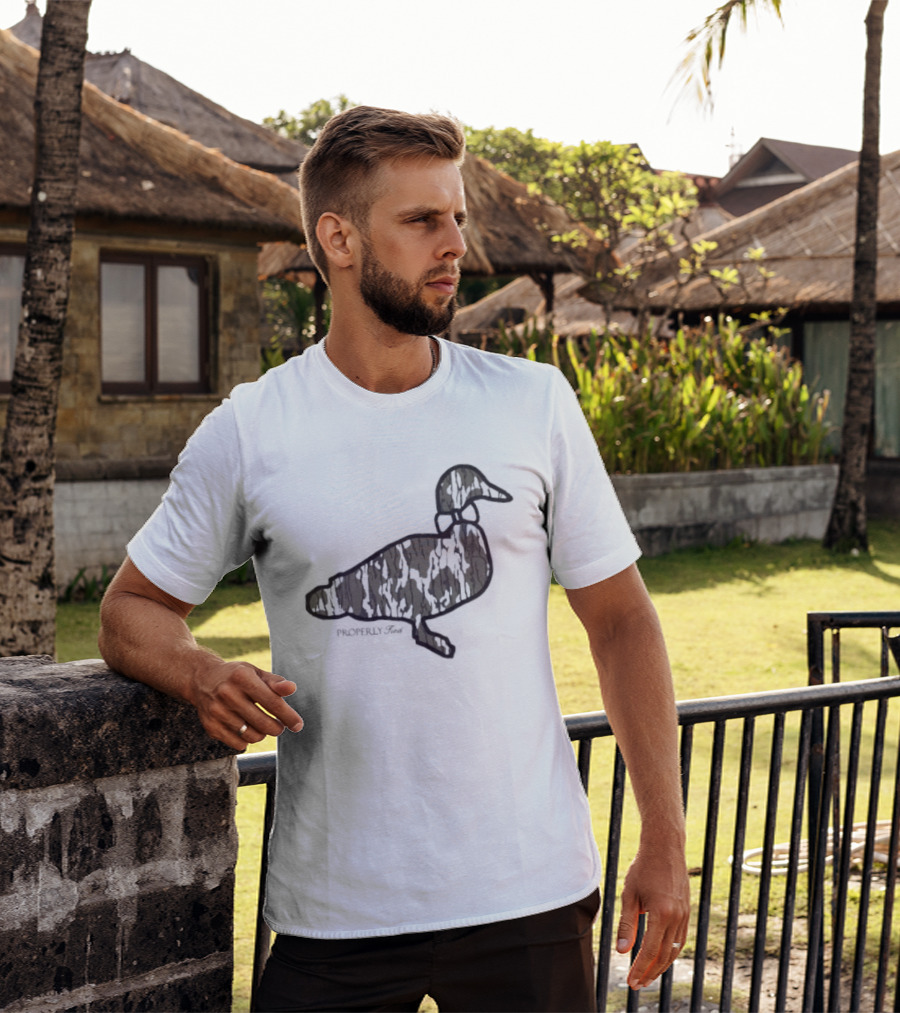 Duck Silhouette Camo Wildlife T-Shirt