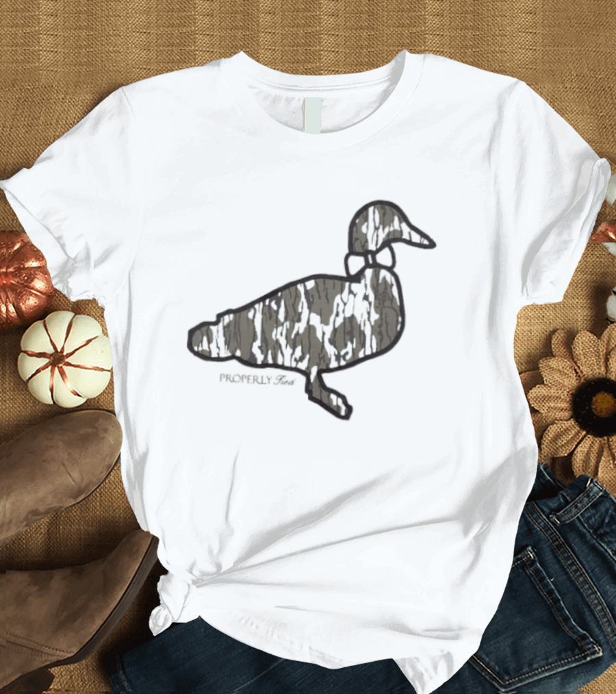 Duck Silhouette Camo Wildlife T-Shirt
