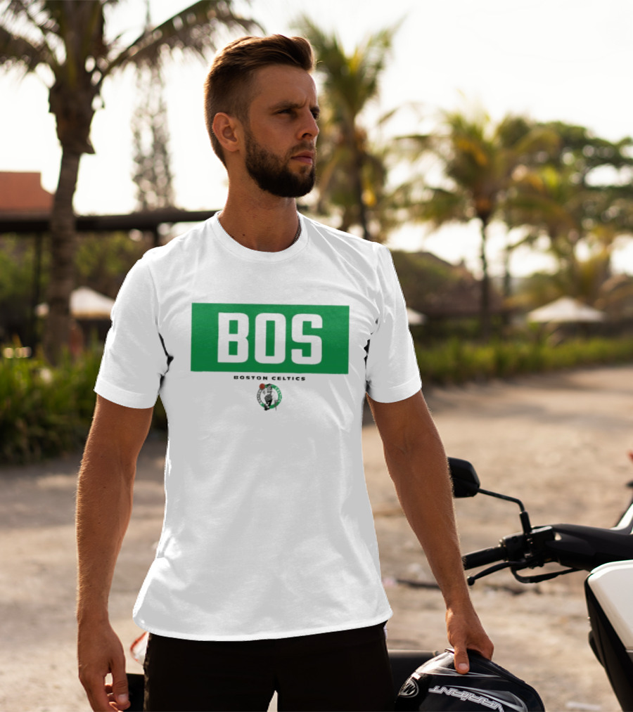 Boston Celtics BOS Crossbar NBA Basketball T-Shirt