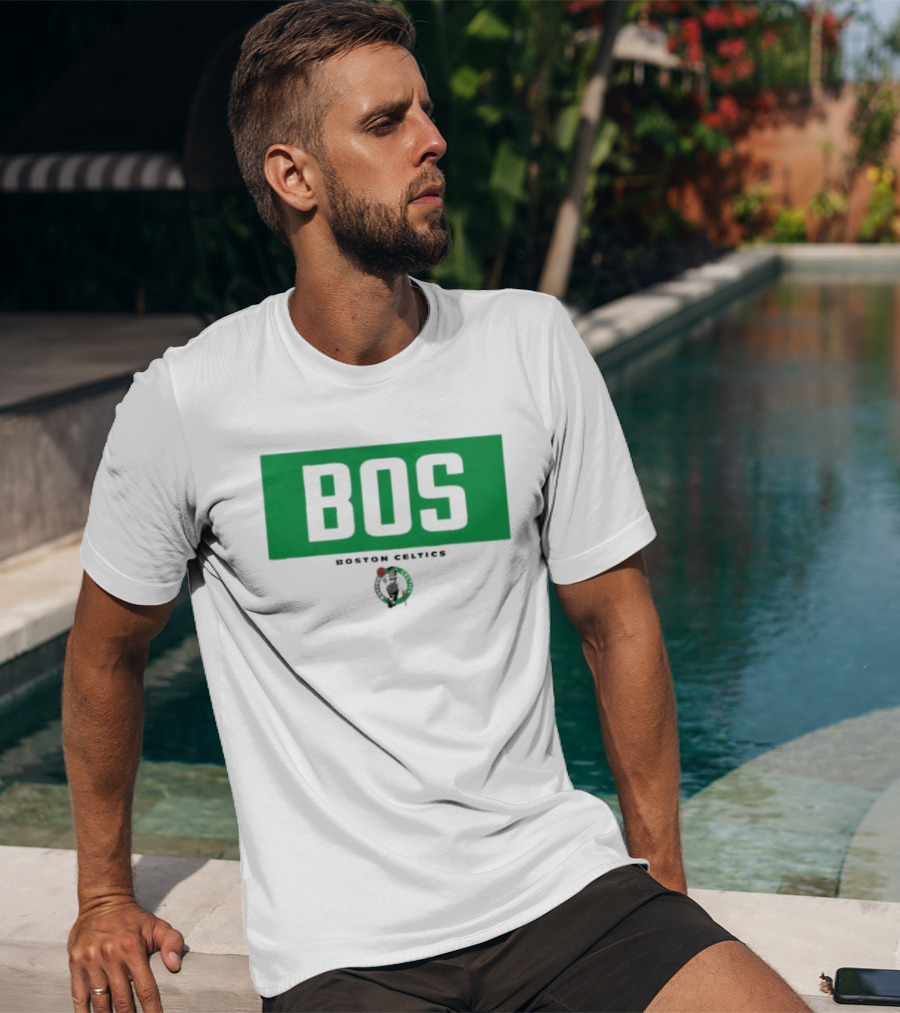 Boston Celtics BOS Crossbar NBA Basketball T-Shirt