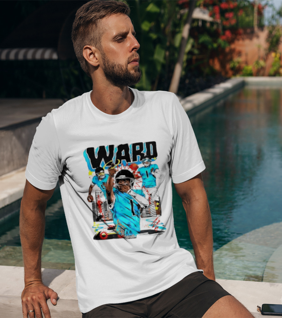 Tennessee Titans Ward Player Cartoon Comic T-Shirt