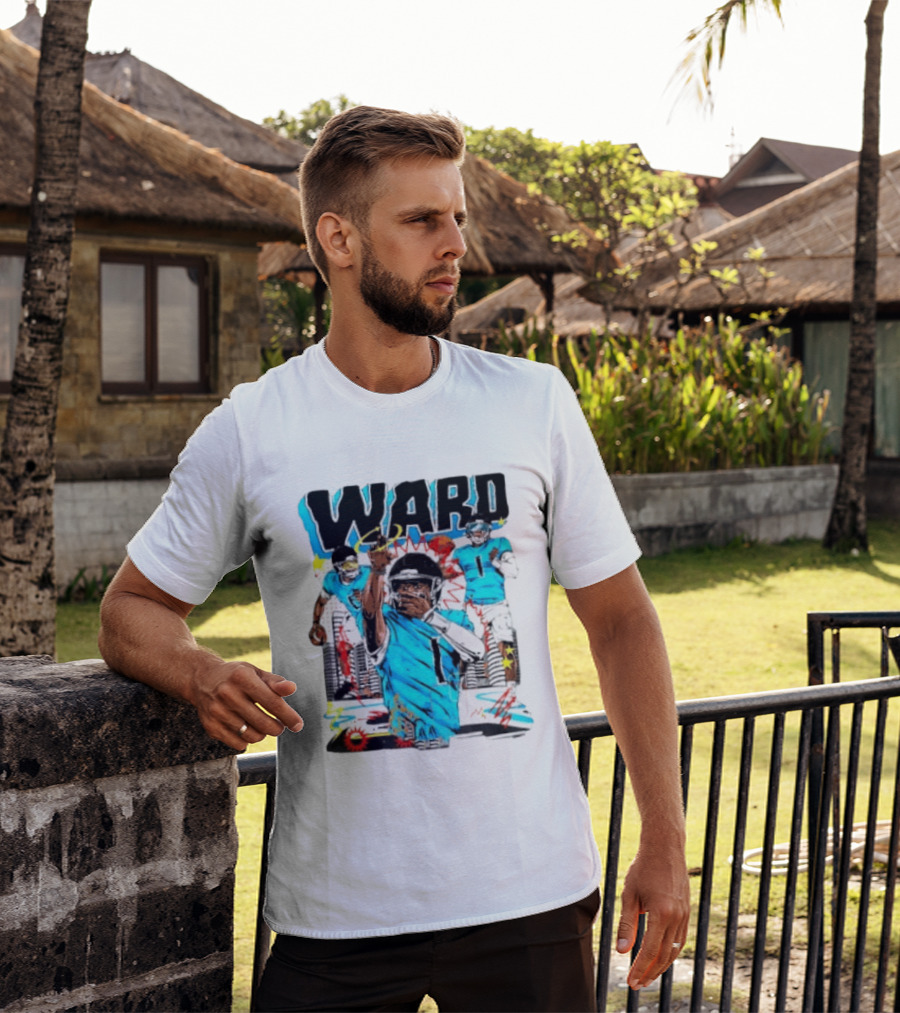 Tennessee Titans Ward Player Cartoon Comic T-Shirt