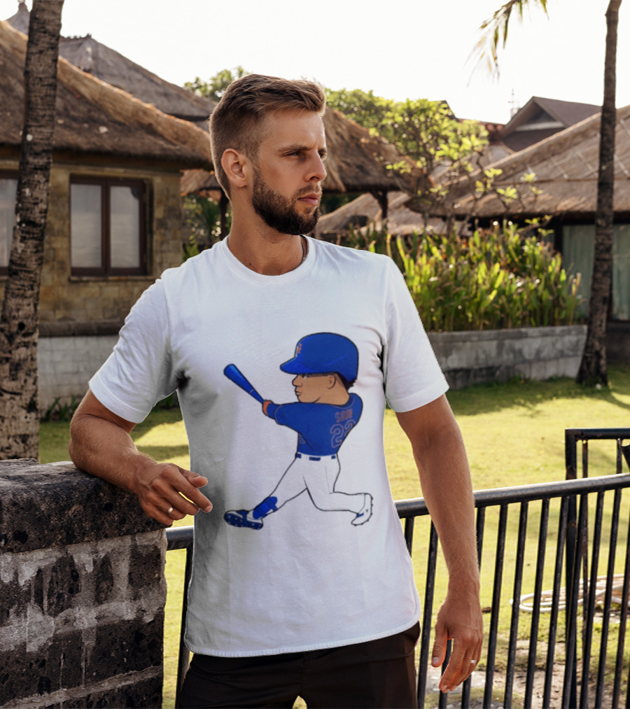 Juan Soto 22 Mets Baseball Swing LGM T-Shirt
